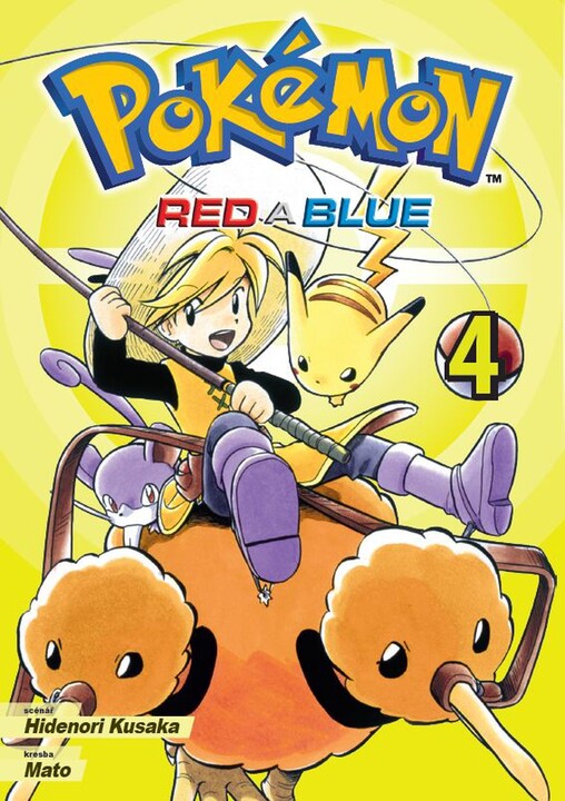 Komiks Pokémon - Red and Blue, 4.díl, manga