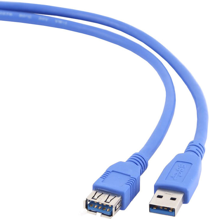 Gembird CABLEXPERT kabel USB A-A 1,8m 3.0 prodlužovací, modrá