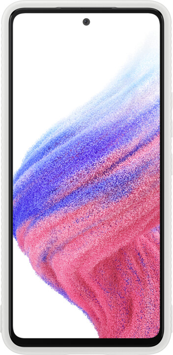Samsung tvrzený zadní kryt pro Galaxy A53 5G, bílá_1191714501