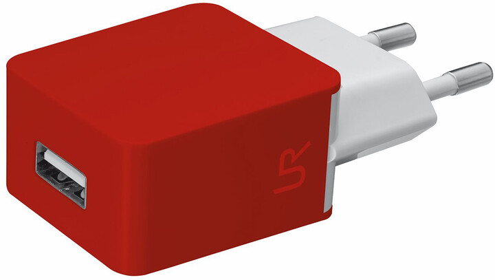 Trust USB nabíječka 5W, 1A, červená_240284896
