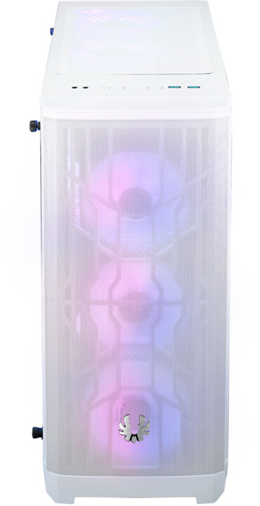 BITFENIX Nova Mesh TG A-RGB, Tempered Glass, bílá_397432961
