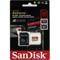 SanDisk Micro SDHC Extreme 32GB 100MB/s A1 UHS-I U3 V30 pro akční kamery + SD adaptér_2110773165