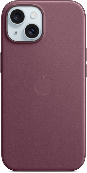 Apple kryt z tkaniny FineWoven s MagSafe na iPhone 15, morušově rudá_1458926301