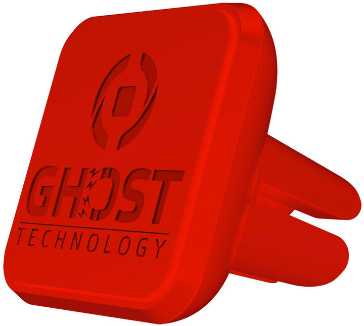 CELLY GHOSTVENT univerzální magnetický držák do ventilace pro mobilní telefony, červený_278046551