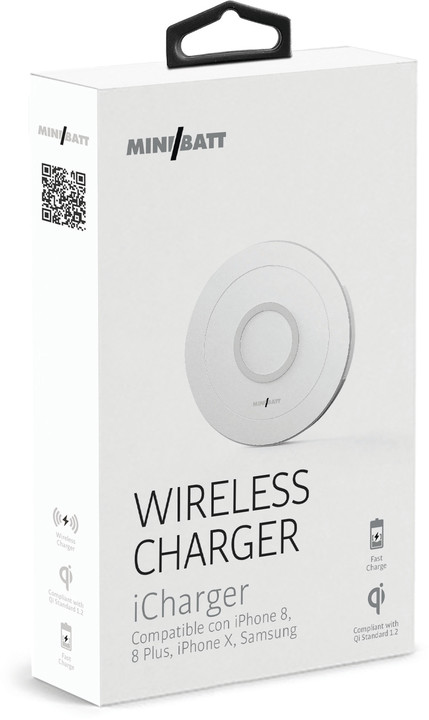 MiniBatt iCharger Qi bezdrátová fast charge nabíječka_1637247213