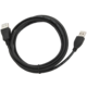 Gembird CABLEXPERT kabel USB A-A 1,8m 2.0 prodlužovací HQ zlacené kontakty, černá