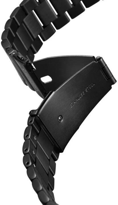 Spigen řemínek Modern Fit pro Galaxy Watch, nerezový, 46mm, černá_979480289