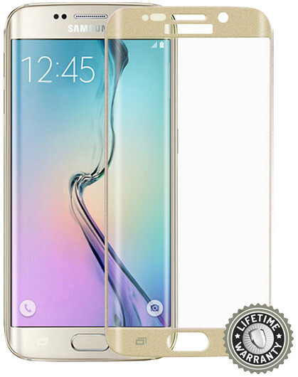 Screenshield ochrana displeje Tempered Glass pro Samsung Galaxy S6 Edge (SM-G925F), zlatá_345626504