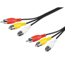 PremiumCord Kabel 3x CINCH-3x CINCH M/M 10m_1348773719