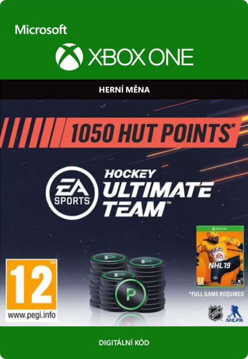 NHL 19 - 1050 HUT Points (Xbox ONE) - elektronicky_900528815