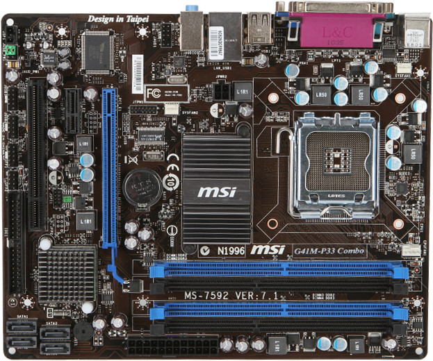 MSI G41M-P33 COMBO - Intel G41_762589587