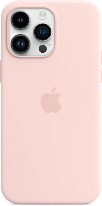 Apple Silikonový kryt s MagSafe pro iPhone 14 Pro Max, křídově růžová_3783797