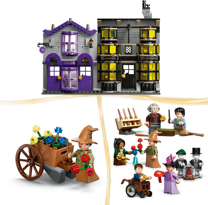 LEGO® Harry Potter™ 76439 Ollivanderův obchod a Obchod madame Malkinové_670041267