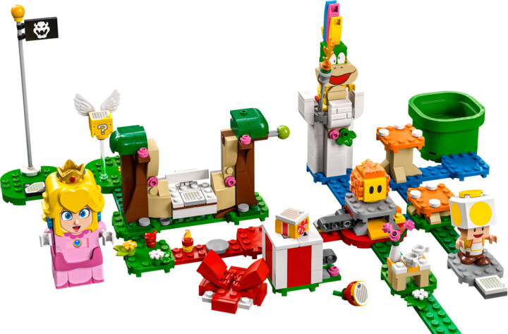 Extra výhodný balíček LEGO® Super Mario™ Dobr. s Peach – startovací set, Fuzzy a Goombova bota_850496030