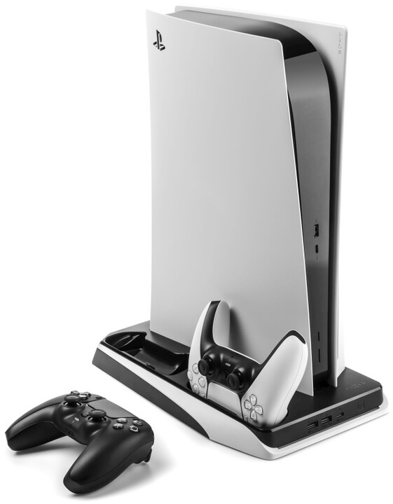 FIXED multifunkční stanice pro PlayStation 5 s chlazením a nabíjením pro dva ovladače DualSense,_2030186118