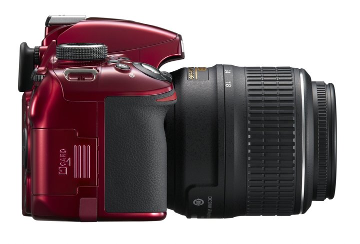 Nikon D3200 červená + objektiv 18-55 AF-S DX VR_1622808978