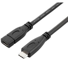 PremiumCord prodlužovací kabel USB 3.1 generation 2, konektor C/male - C/female, 1m, černá_446127737