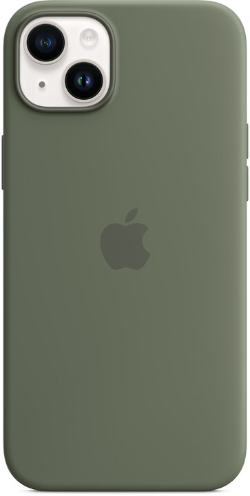 Apple Silikonový kryt s MagSafe pro iPhone 14 Plus, olivová_814452665