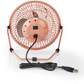 NEDIS stolní USB ventilátor, 15cm, 3W, 1 rychlost, růžová_1771345080