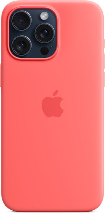 Apple Silikonový kryt s MagSafe pro iPhone 15 Pro Max, světle melounová_1406768626