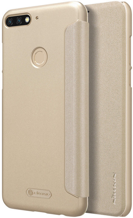 Nillkin Sparkle Folio Pouzdro pro Huawei Y7 Prime 2018, zlatý_736356017