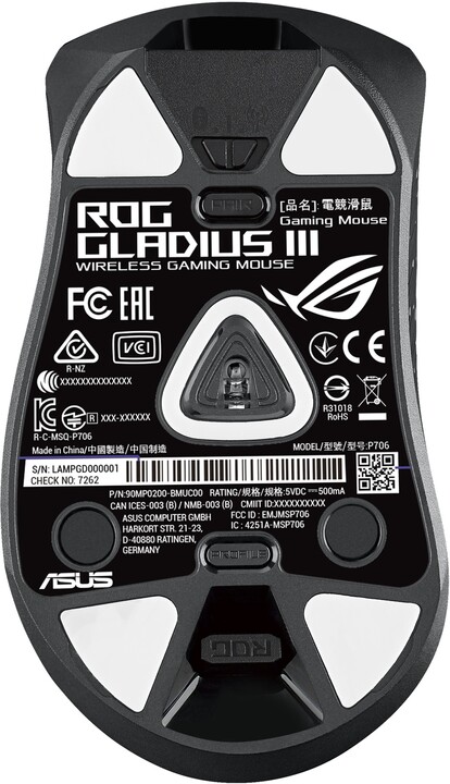 ASUS ROG Gladius III Wireless, černá