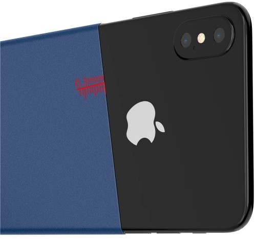 Mcdodo tenký zadní kryt pro Apple iPhone X/XS, čiro-modrá_1685217129