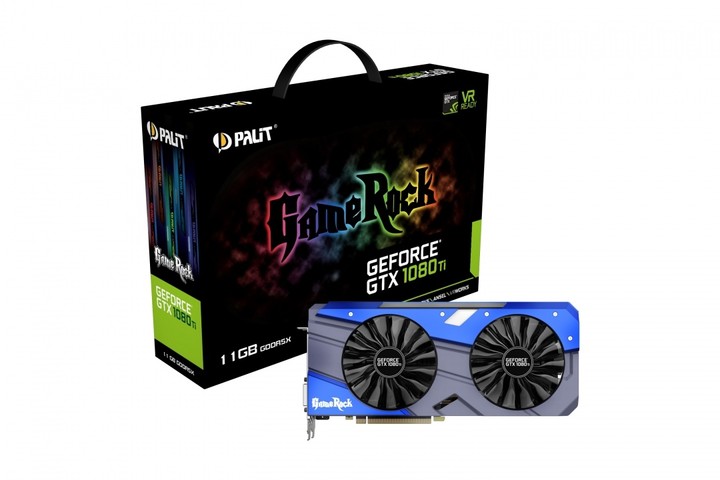 PALiT GeForce GTX 1080 Ti GameRock, 11GB GDDR5X_890201552