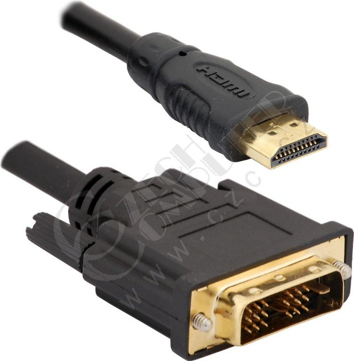 HDMI to DVI kabel propojovací 2m