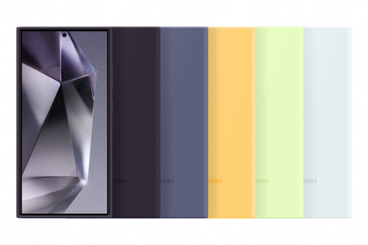 Samsung silikonový zadní kryt pro Galaxy S24 Ultra, fialová_1010600051