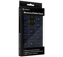 Sharkoon Mechanical Rubber Keyset, Cherry MX/Kailh, tmavě modré_1438306889