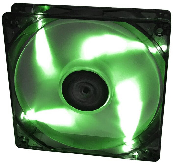 iTek Xtreme Flow - 120mm, Green LED, 3+4pin, Silent_1069225031