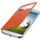 Samsung flipové pouzdro S-view EF-CI950BO pro Galaxy S4, oranžová