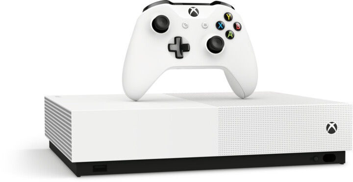 Xbox One S All-Digital, 1TB, bílá + NHL 20, Minecraft, Fortnite, Sea of Thieves_403539263