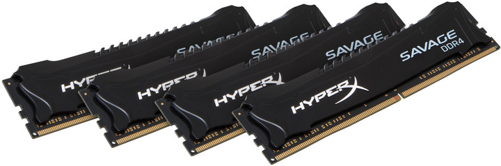 Kingston HyperX Savage Black 64GB (4x16GB) DDR4 2400_1237540167