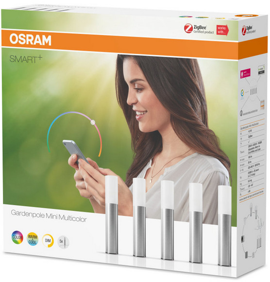 Osram Smart+ zahradní barevné LED sloupky 13cm, rozšiřující sada 3ks_2048784402