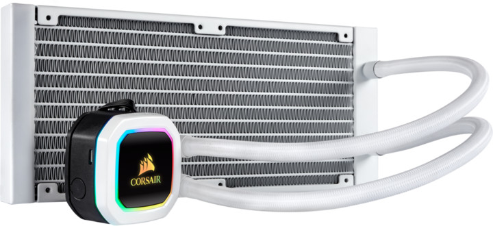 Corsair H100i RGB Platinum SE WHITE, (2x120mm)_1110954481