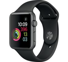 Apple Watch 42mm Space Grey Aluminium Case with Black Sport Band_1993592787