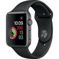 Apple Watch 42mm Space Grey Aluminium Case with Black Sport Band