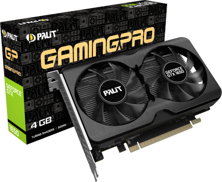 PALiT GeForce GTX 1650 GamingPro, 4GB GDDR6_640480922