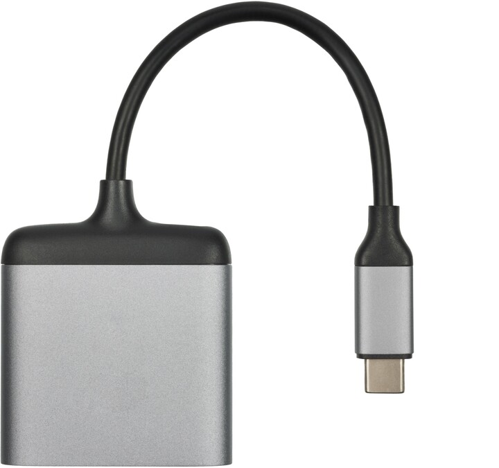 Xtorm adaptér USB-C - 2x HDMI, M/F, PD, 4K@60Hz, PD, 60W_1636516795