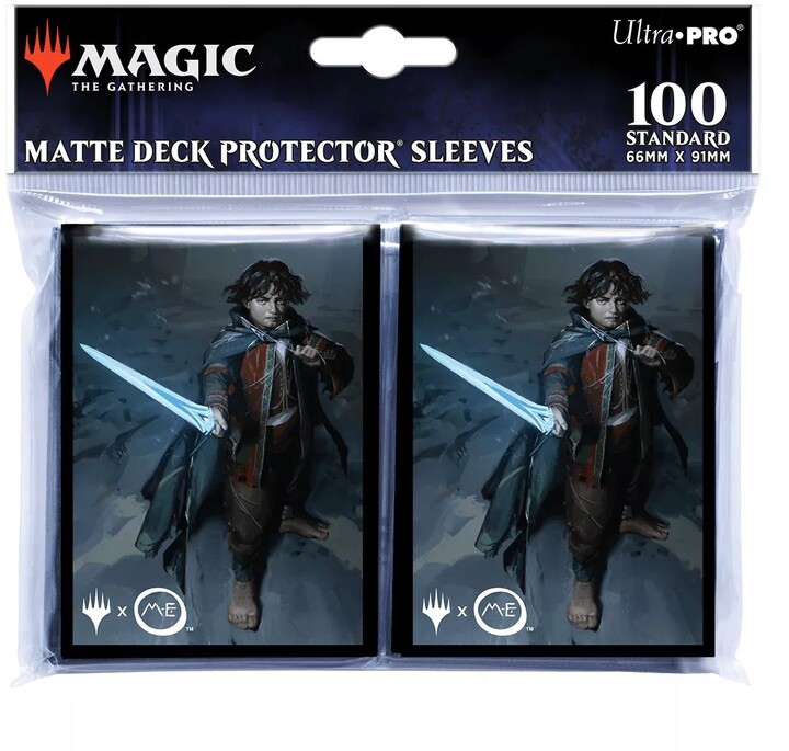 Ochranné obaly na karty Ultra Pro - LotR: TotME, Frodo, Adventurous Hobbit, 100 ks_1709403135