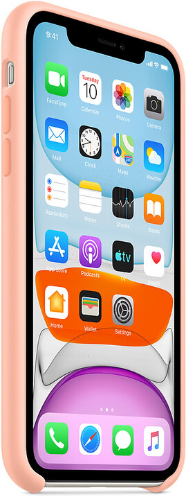 Apple silikonový kryt pro iPhone 11, grepově růžová_1647909249