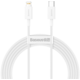 BASEUS kabel Superior Series USB-C - Lightning, rychlonabíjecí, 20W, 2m, bílá