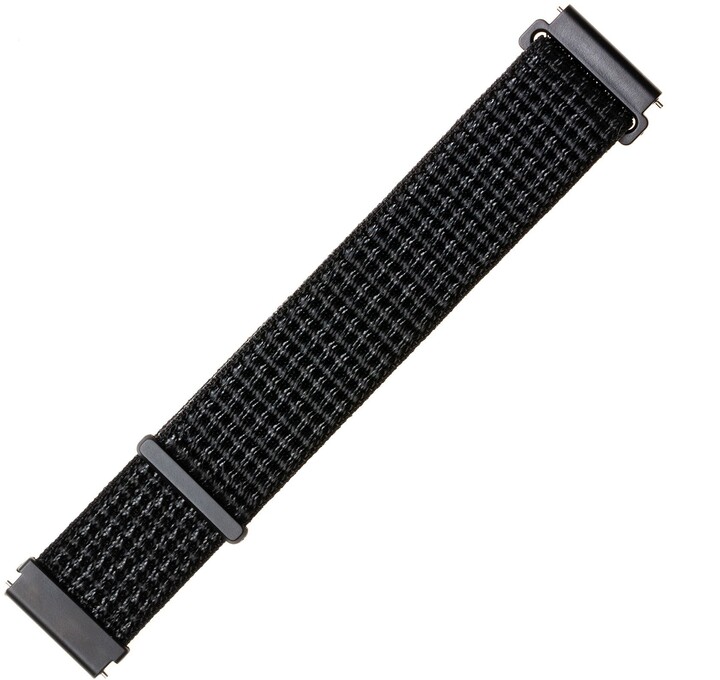 FIXED nylonový řemínek s Quick Release 22mm pro smartwatch, černá_18345563
