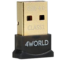 4World USB MICRO Adaptér Bluetooth, v.4.0, Class 1 10242