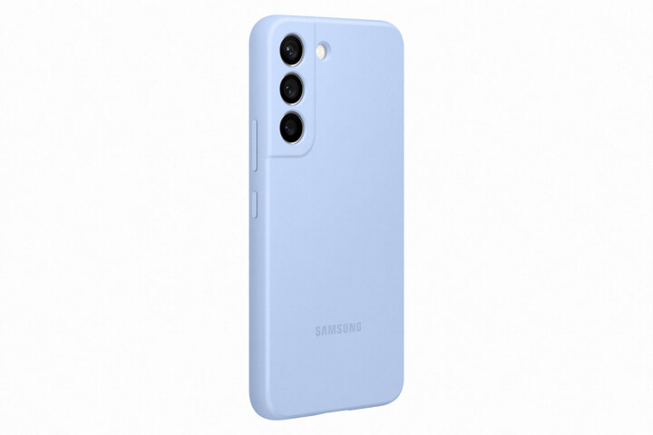 Samsung silikonový zadní kryt pro Galaxy S22, světle modrá_89972144