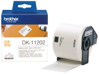 Brother DK-11202 papírové/poštovní štítky 62x100mm, 300ks_1334338717