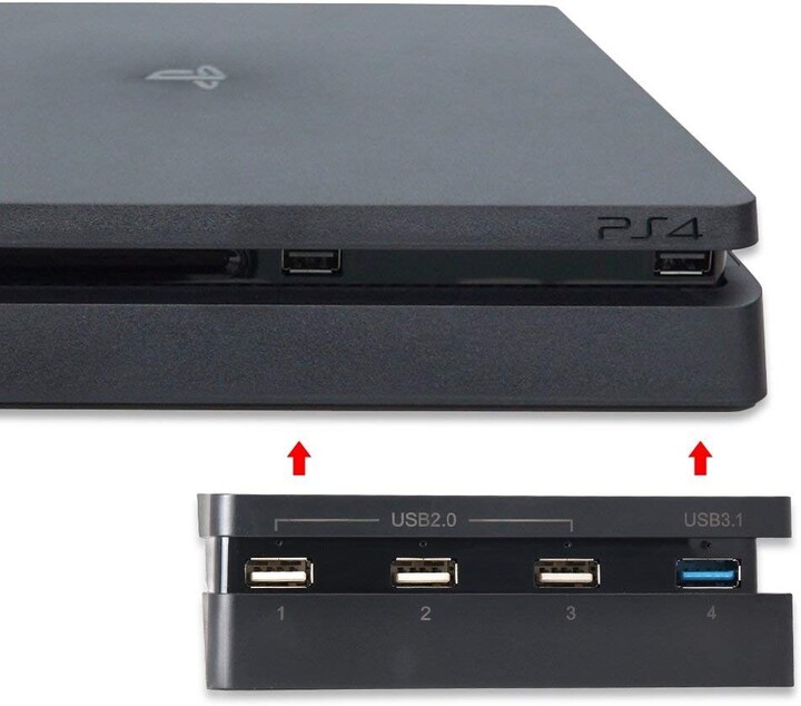 DOBE USB hub pro Playstation 4 Slim