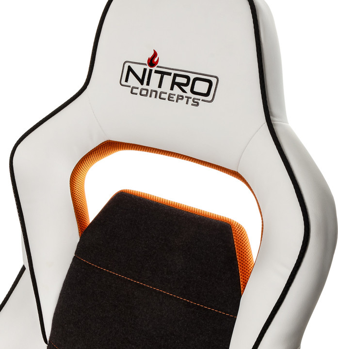 Nitro Concepts E220 Evo, bílá/oranžová_129335592